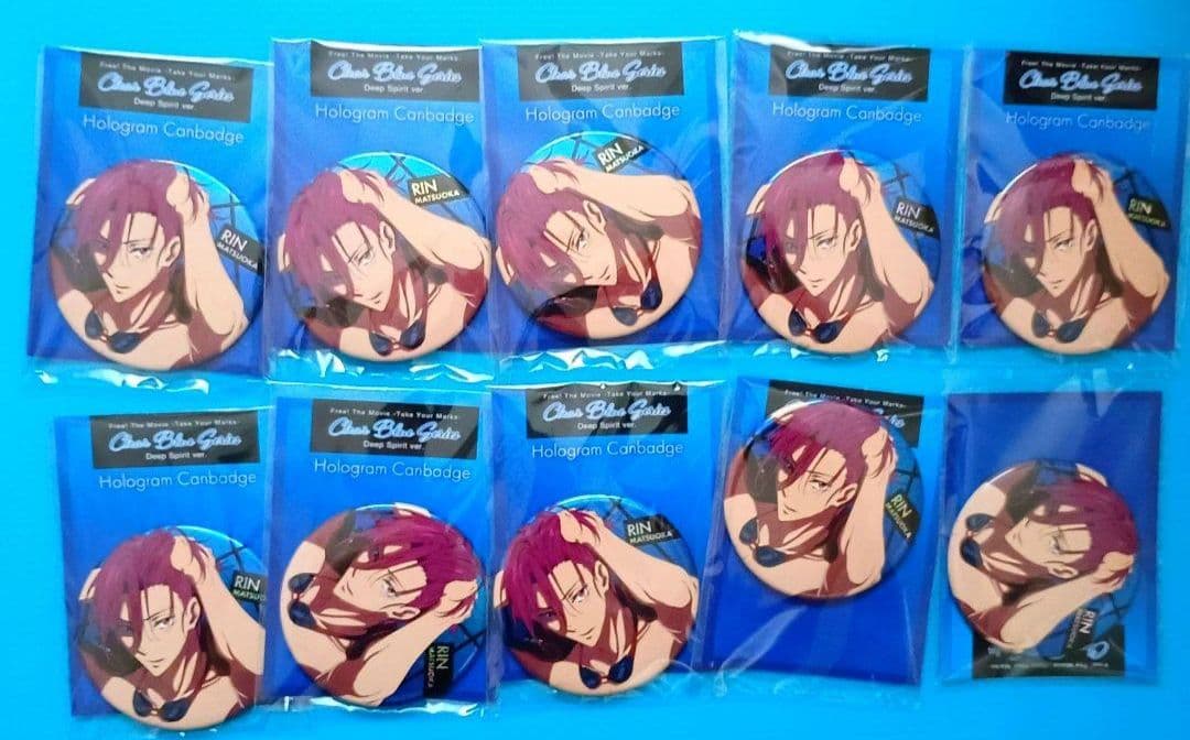 Free　Deep Spirit 　缶バッジ　ホログラム　松岡凛 2026年最新】free! 松岡凛 缶バッジの人気アイテム - メルカリ