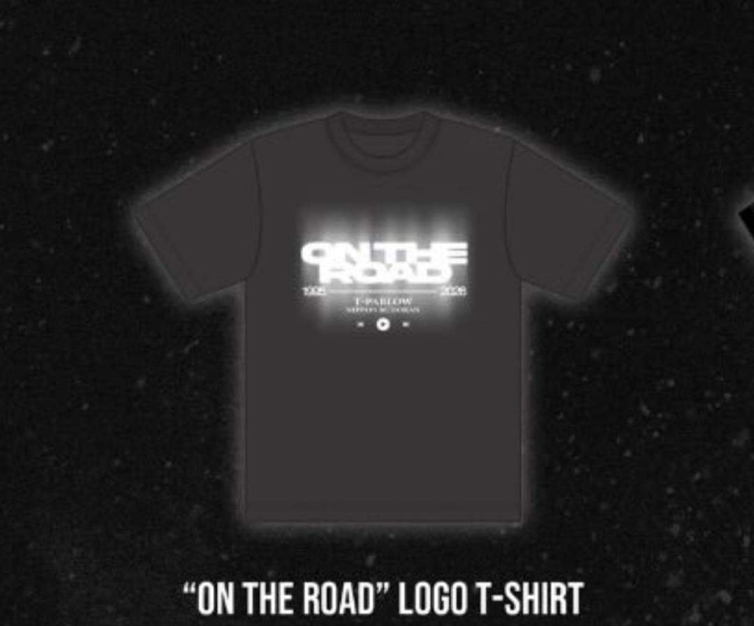 T-Pablow ON THE ROAD LOGO T-SHIRT