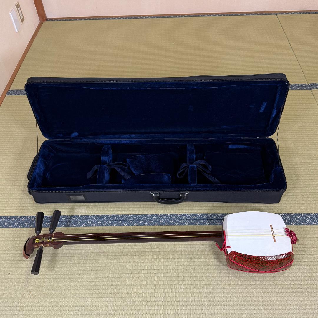 フルメンテ済 津軽三味線 中古 紅木 トチあり ケース付 津33 - メルカリ
