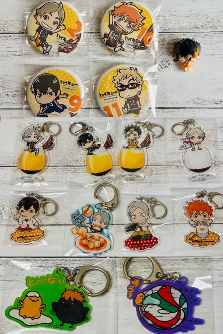 ハイキュー！！】キーホルダー&缶バッチ - メルカリ