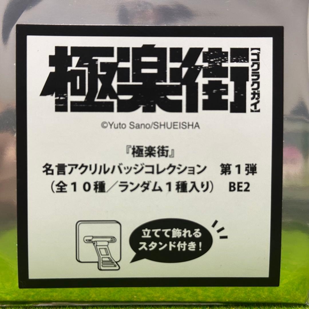 ⭐️即購入OK⭐️極楽街 名言アクリルバッジコレクション - メルカリ