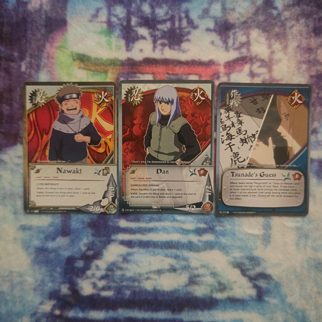 NARUTO ナルトカードゲーム CCG ツナデ ナワキ ダン セット - メルカリ