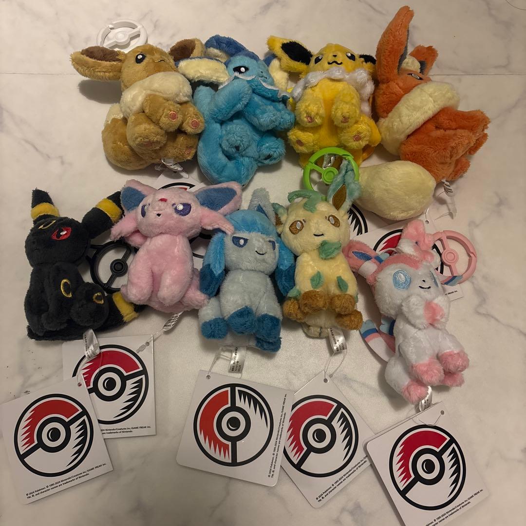 ポケモン　カラビナ付きマスコット　ブイズ　まとめ　セット ポケモン カラビナ付きマスコット ブイズ まとめ セット - メルカリ