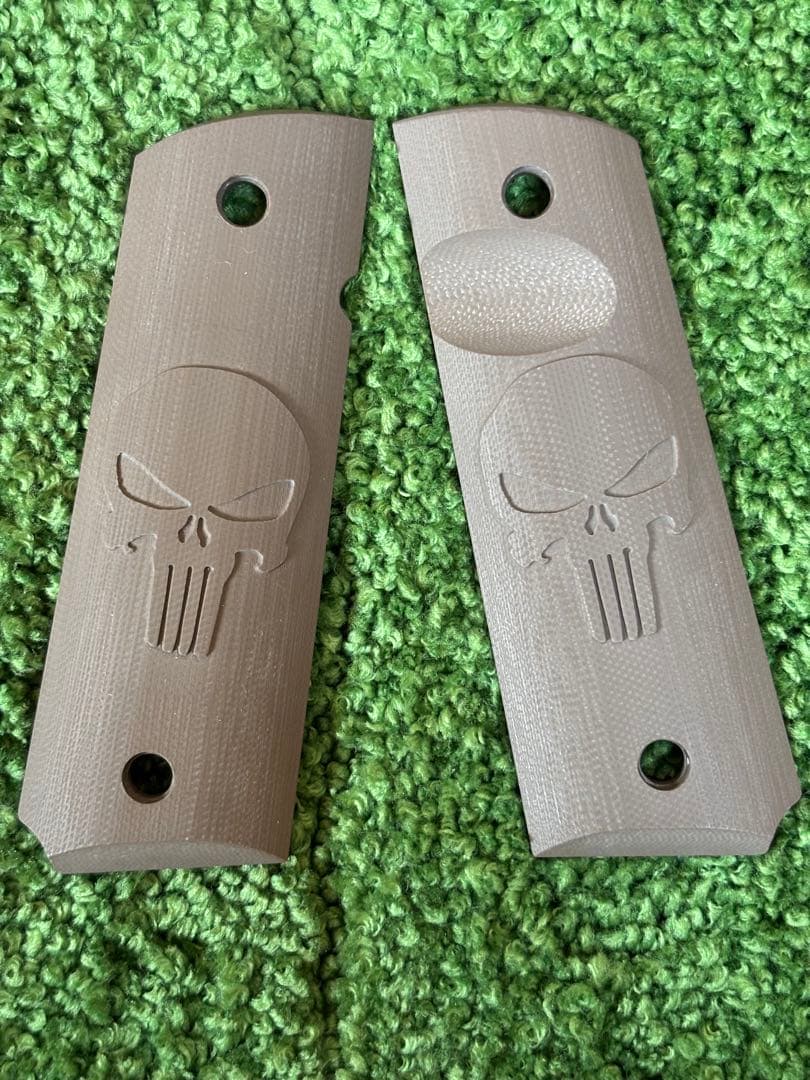 LOKGRIPS 1911フルサイズ用 G10 ガバメントグリップ パニッシャー MIL