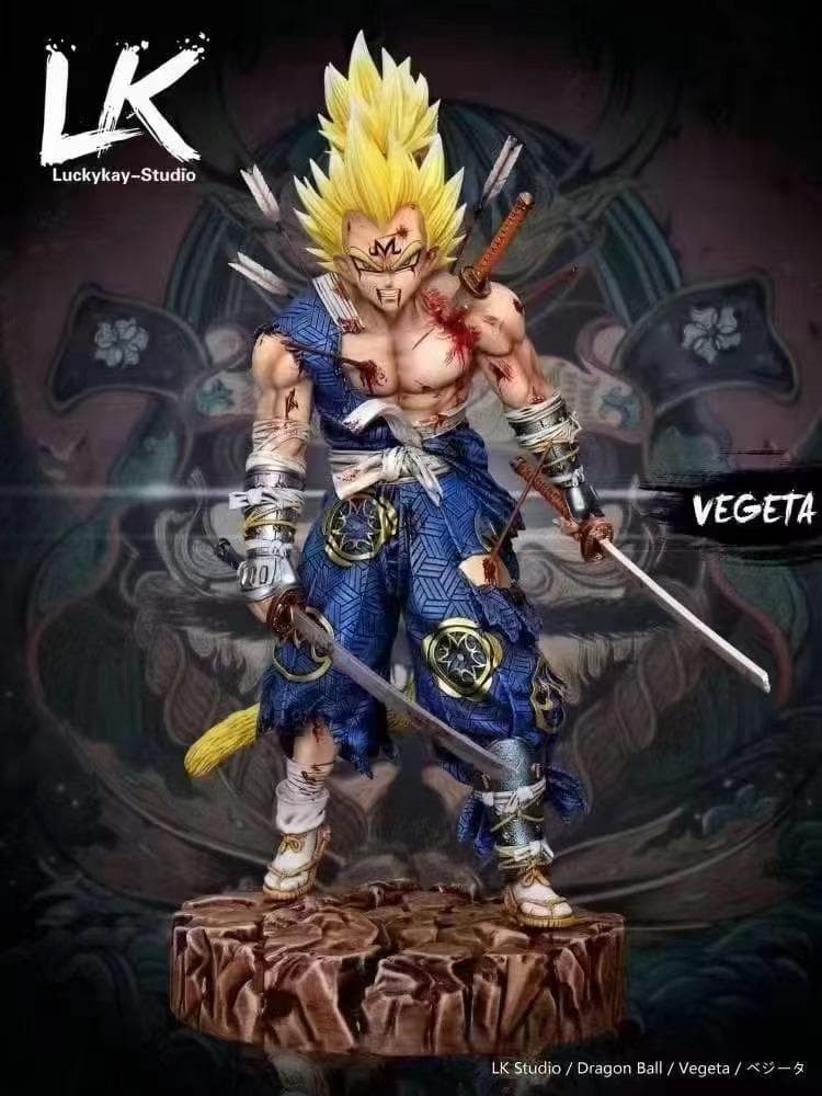 ドラゴンボール 魔人ベジータ 武士 フィギュア ガレージキット 塗装