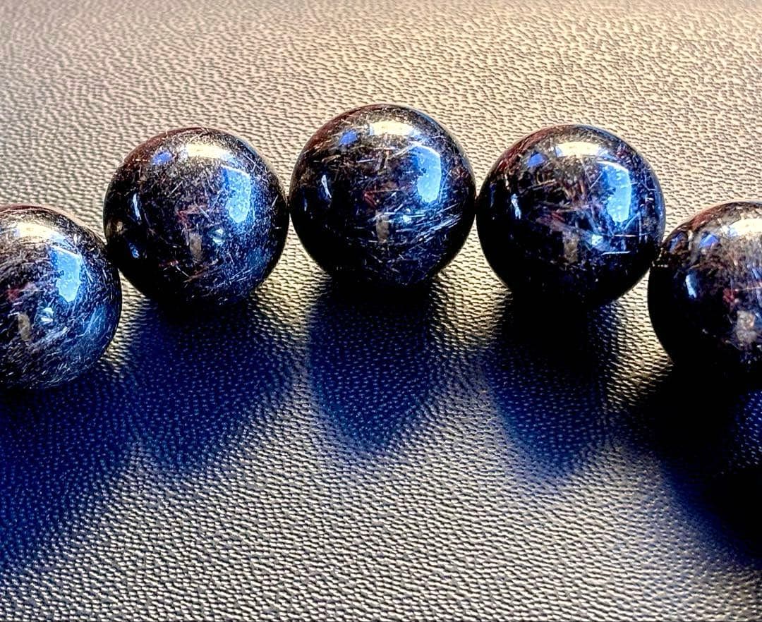 夢幻品質 幻のギャラクシースターリングブラックルチルクォーツ 二酸化
