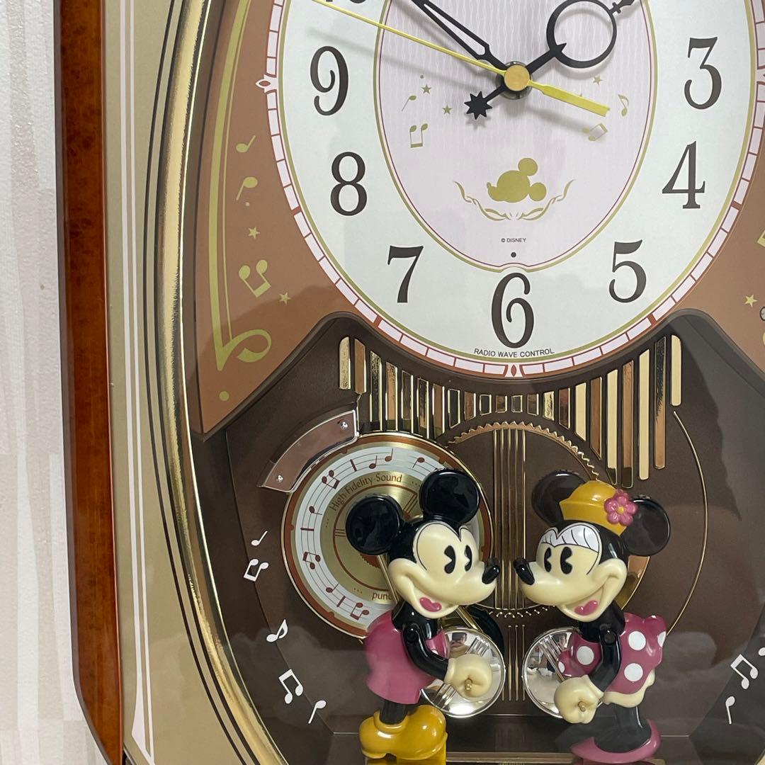 SEIKO セイコー ディズニー からくり メロディ 電波 壁掛け時計 - メルカリ