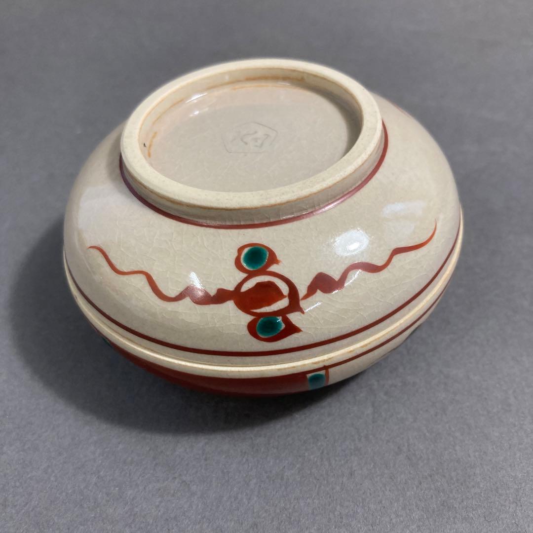 骨董品 茶道具 三葉葵 香合 五代 尾関作十郎 造 徳川美術館より拝領