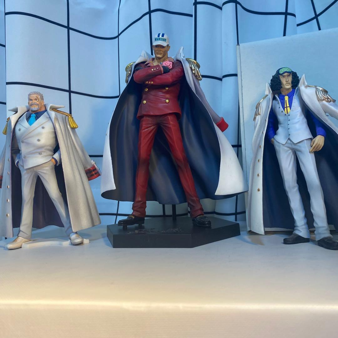 超美品 ワンピース ONE PIECE 3点セット 海軍 赤犬 ガープ 青キジ
