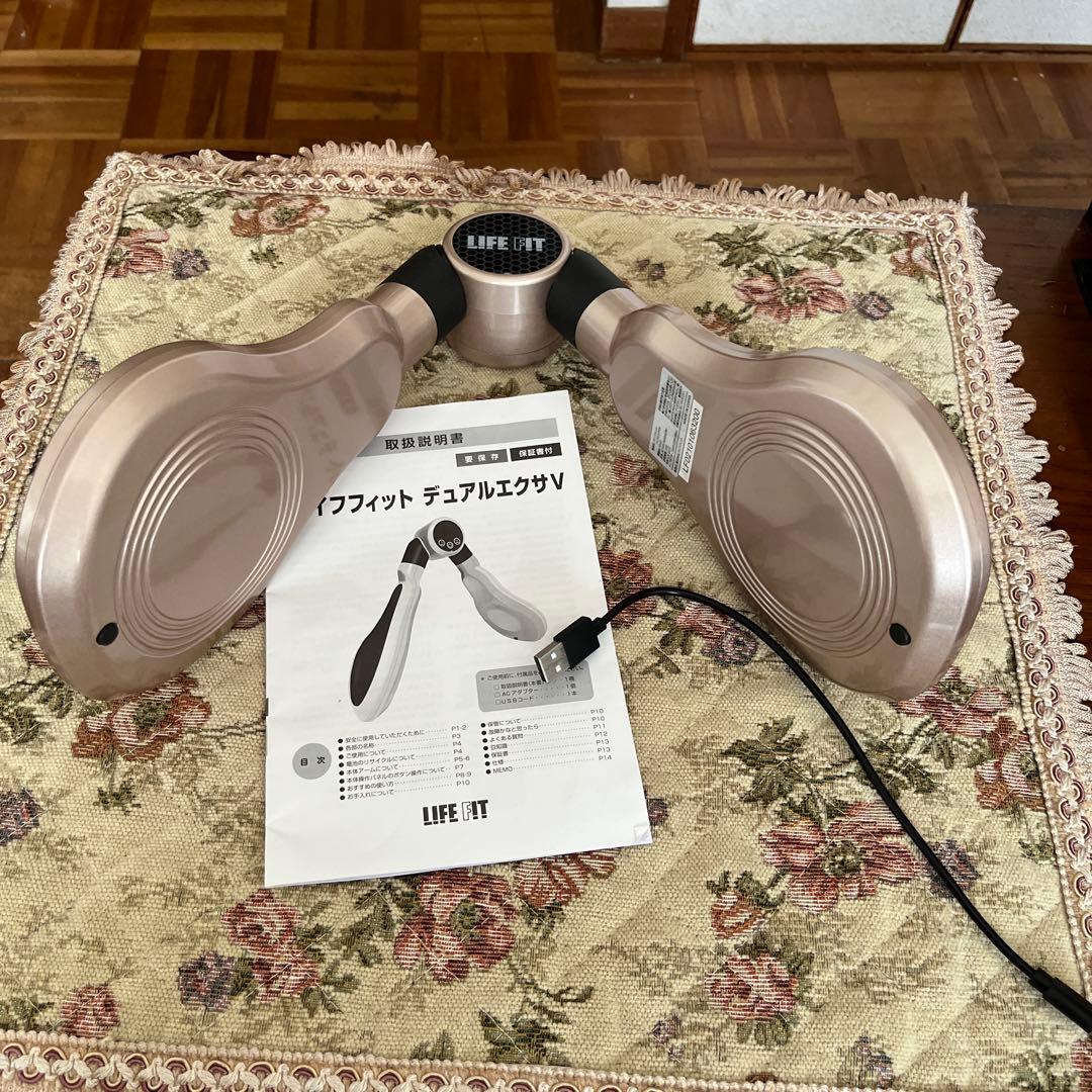 LIFE FIT エクササイズ器具 ゴールド ※ 取扱説明書及び箱付きです。