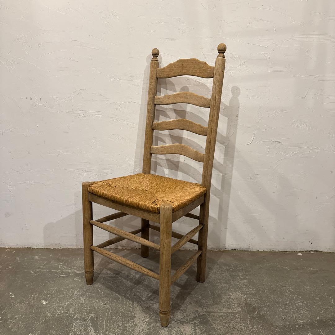 Saminaru様ダイニングチェア　カフェチェア　藁座面　剥離　3 イタリアチェア 藁座面 レストラン用｜イデア
