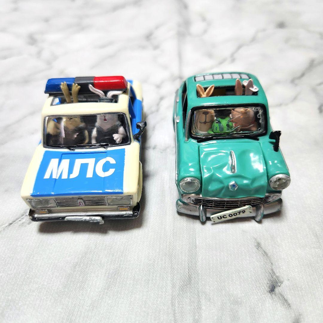 特価 ウサビッチ プルバック カー ミニカー 2台セット USAVICH - メルカリ