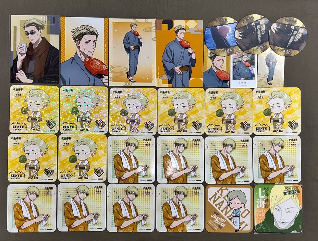 呪術廻戦 七海建人 ミニカード ぱしゃこれ 特典 ブロマイド ポスト