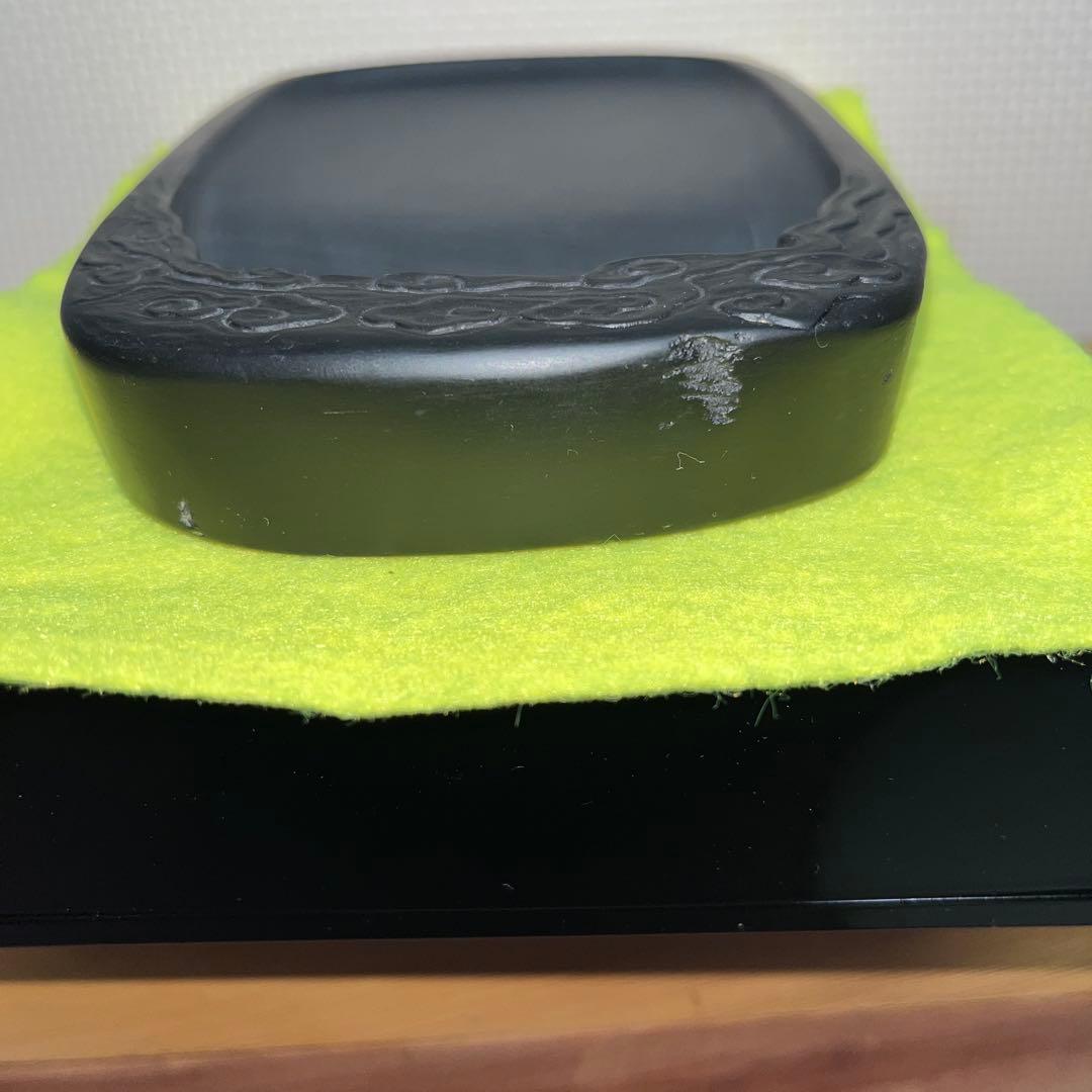 ⭕️龍渓石硯 「流雲硯」 大森丁斉 破天荒 日展入選 女性