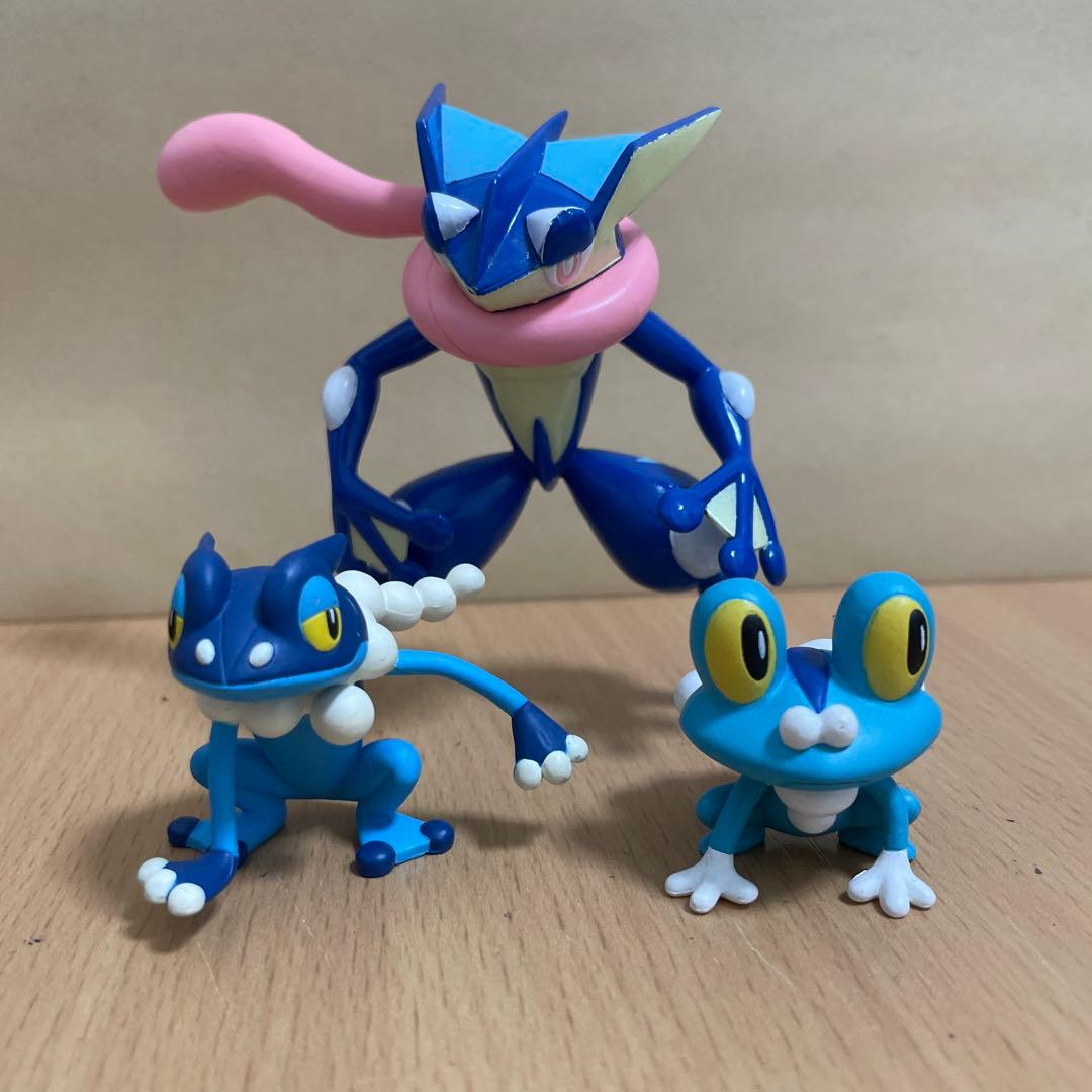 ポケモン フィギュア モンコレ ケロマツ ゲコガシラ ゲッコウガ 3点