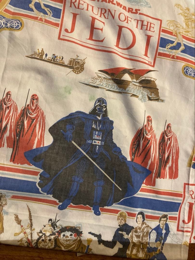 レア ビンテージシーツ スターウォーズ フラット ジェダイの帰還 R2D2