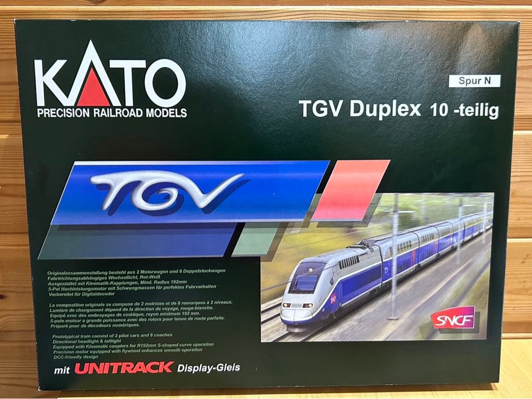 KATO　K10916　TGV Duplex 10両セット 未使用、未走行 Amazon | KATO☆欧州形モデル 未走行 K10916.フランス国有鉄道TGV