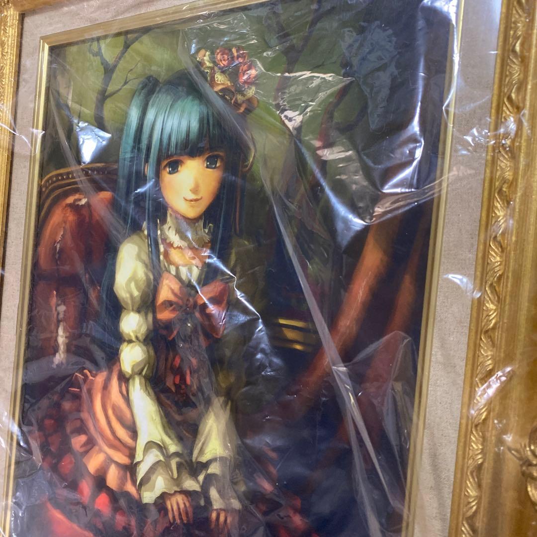 緊急入荷 うみねこのなく頃に 額縁付き肖像画複製イラスト 古戸ヱリカ