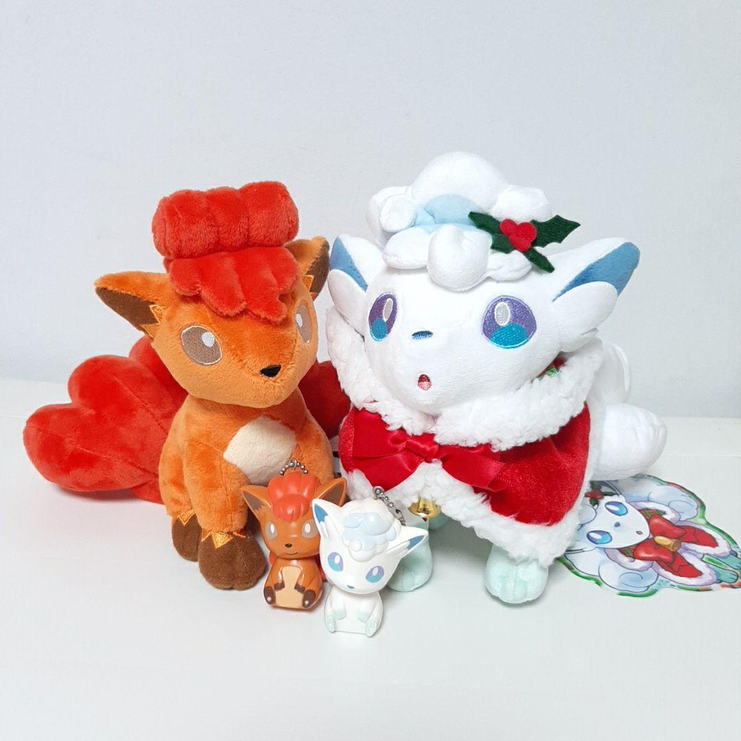 ポケモン ロコン アローラロコン クリスマス ぬいぐるみ プラプラ