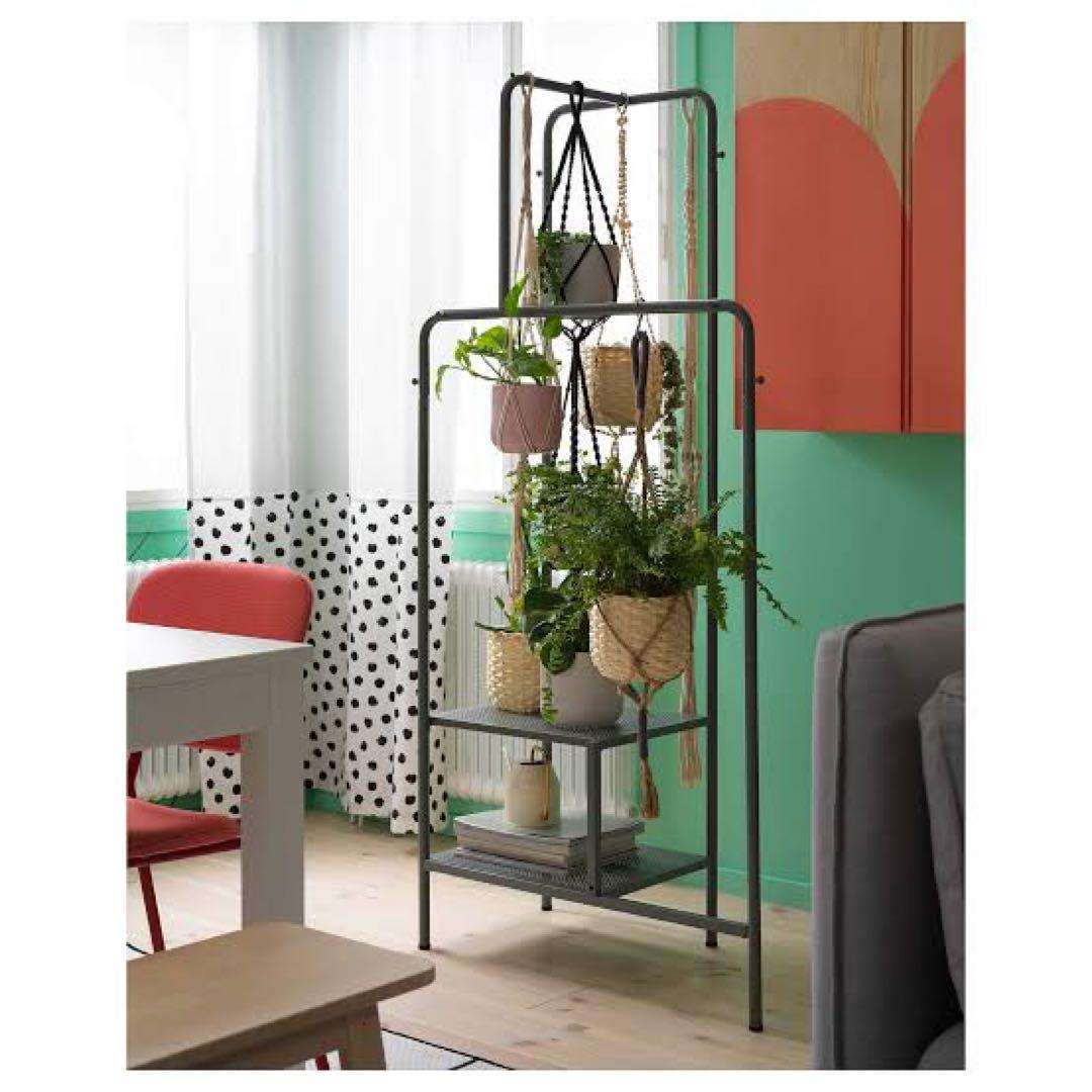 生産終了品】IKEA ニッケビー NIKKEBY ハンガーラック収納 - メルカリ