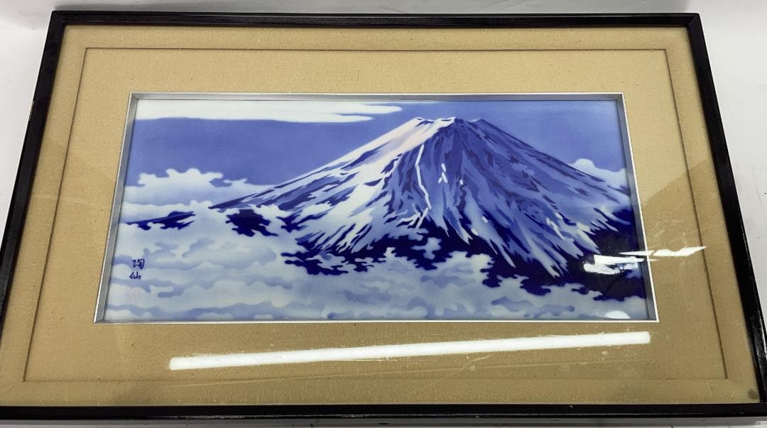 有田焼 深川製磁 富士山　特大陶額 皇室御用達 05c07 富士山 正方型陶額 | 有田焼 深川製磁｜公式オンラインストア