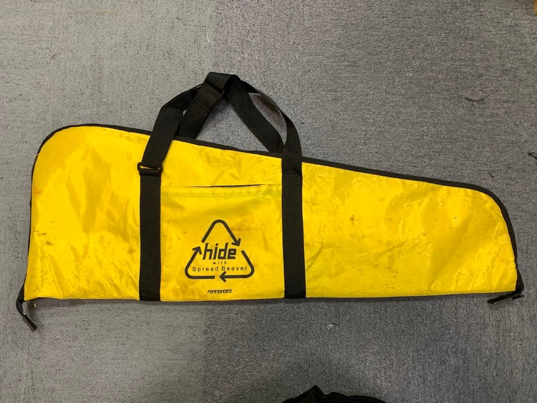 中古】ミニエレキギター フェルナンデス YH-JR hide ソフトケース付