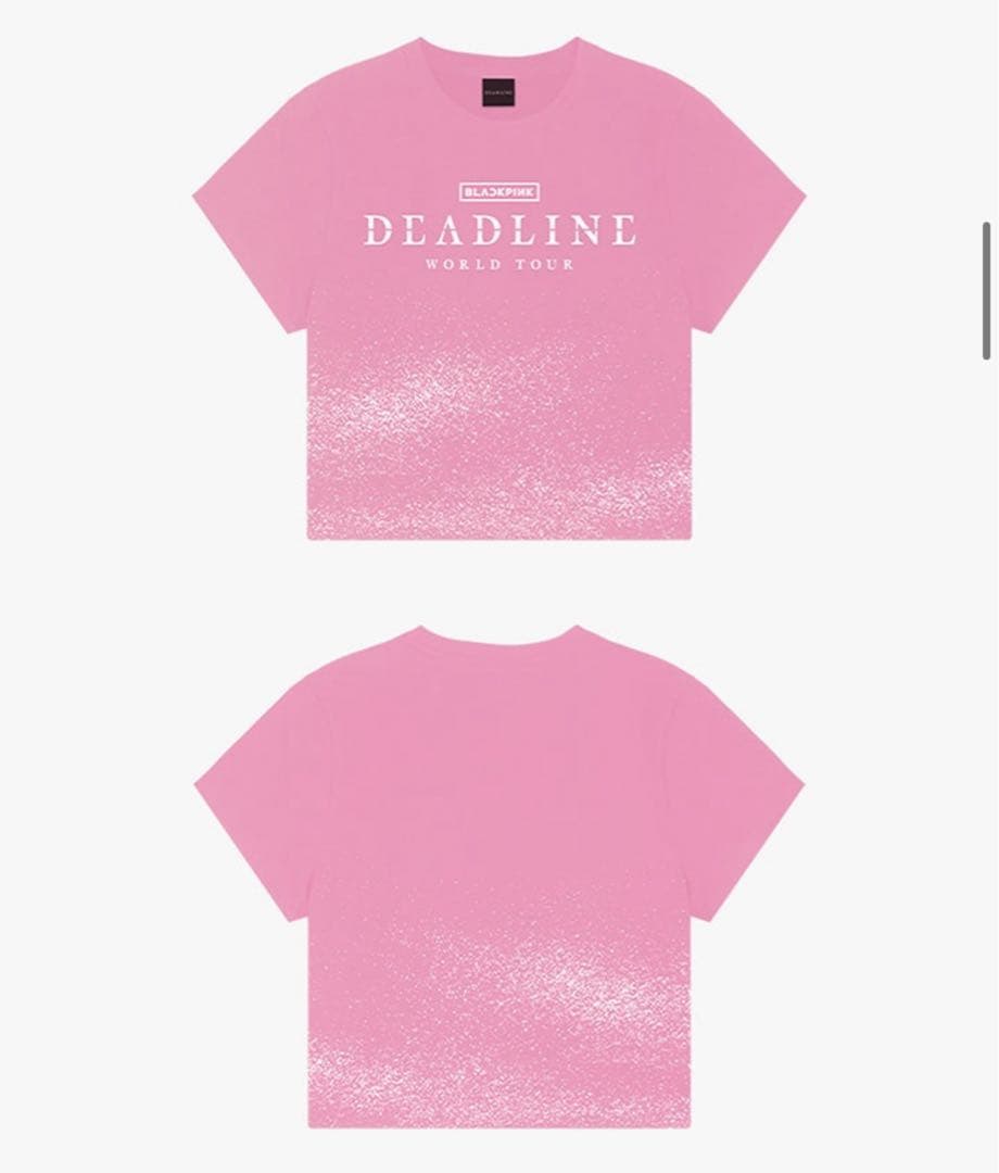 BLACKPINK DEADLINE Tシャツ CROP TEE M ソウルコン-豪華で新しい ス