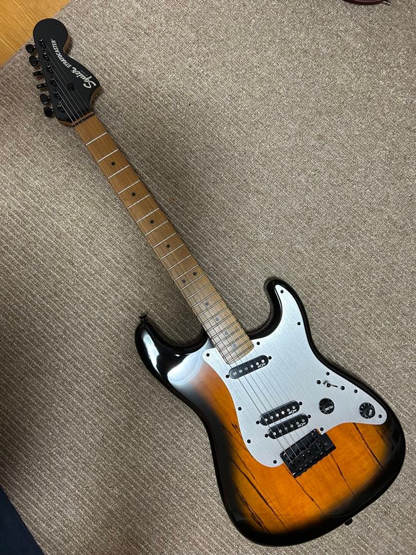 ギター Squier Contemporary Stratocaster Fender CONTEMPORARY STRATOCASTER SPECIAL ROASTED MAPLE FB BLACK | Tom Lee