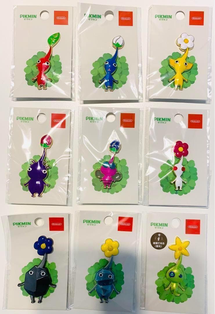 ピクミン ピンバッジ コンプリート 9点セット 新品 ピンバッジ - メルカリ