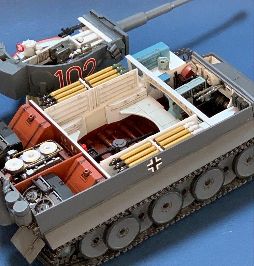 タイガー1戦車 内部再現 カットモデル1/35 - メルカリ