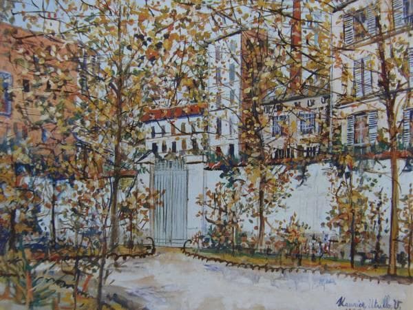 MAURICE UTRILLO、SCENE DE RUE、海外版超希少レゾネより - メルカリ