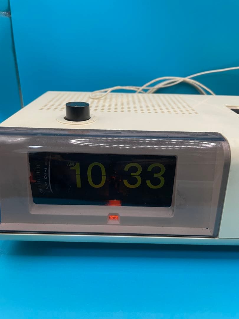 Sankyo ザックス SC-709 昭和 パタパタ時計 ラジオ付 ヴィンテージ