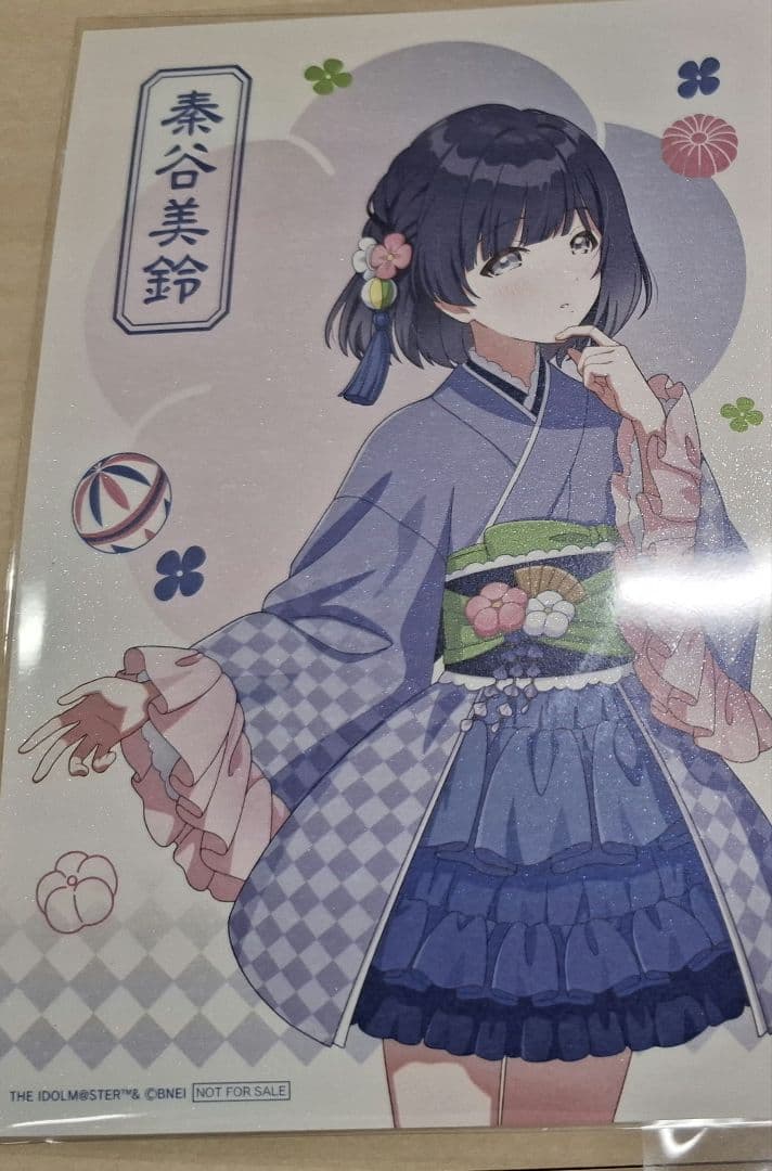 学マス 秦谷美鈴 中外 カフェ ポストカード 学園アイドルマスター