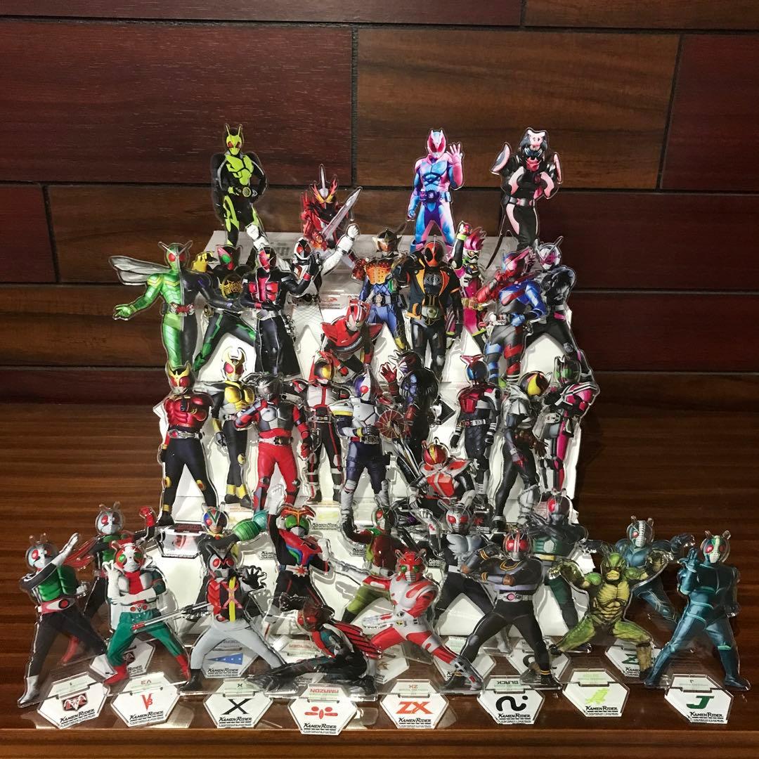 仮面ライダー アクリルスタンド 39体セット - メルカリ