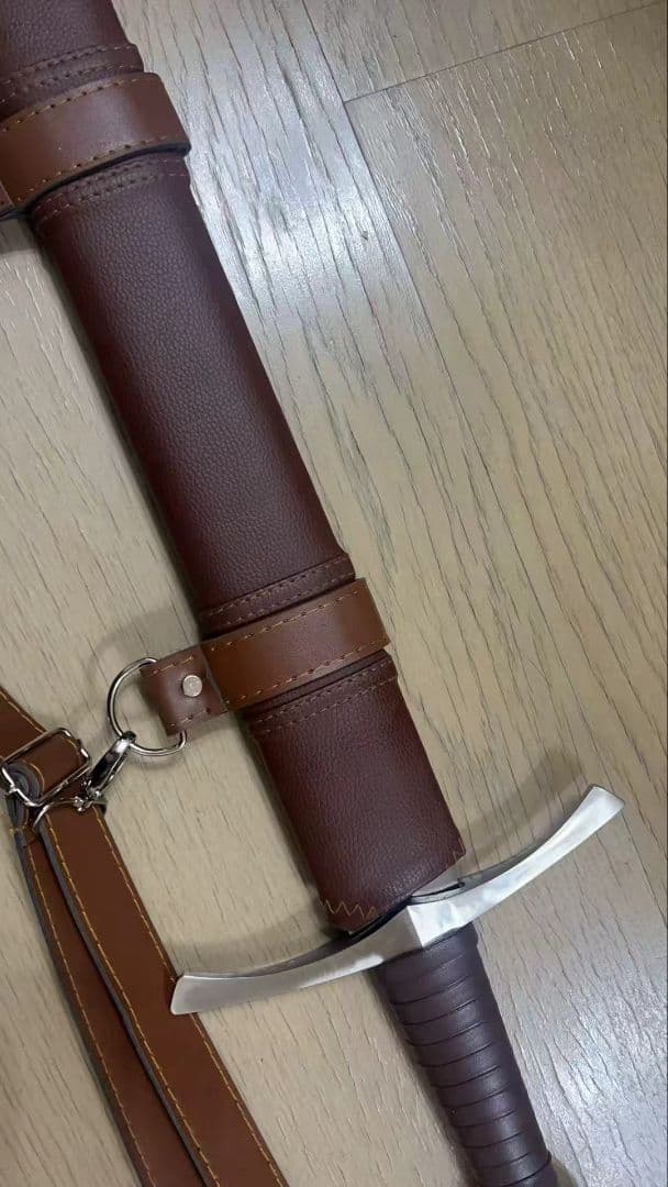 オンラインホビー・楽器・アート - 片手用西洋剣 茶色 全長 100cm 刃長