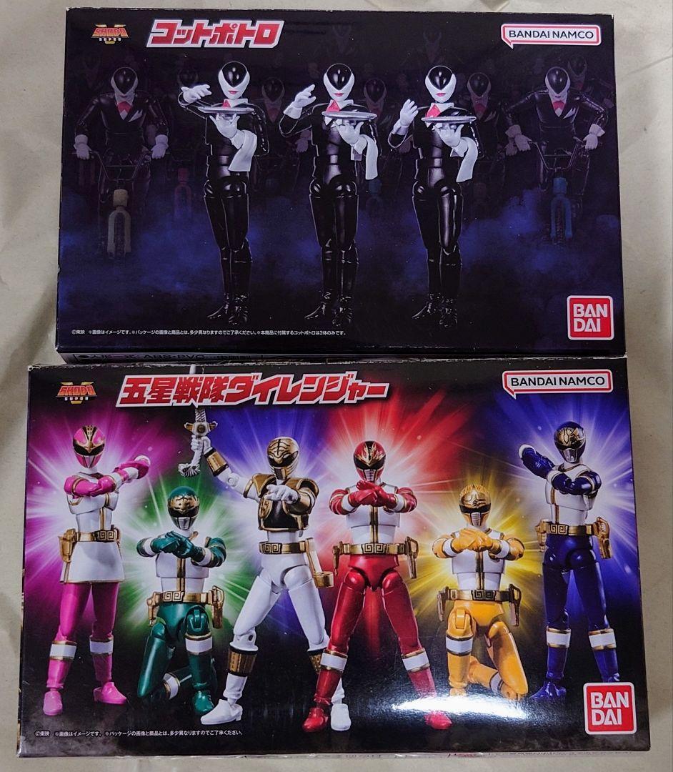 食玩　ダイレンジャーセット（コットポトロは2セット） 五星戦隊ダイレンジャー』に登場するゴーマ族の戦闘員「コットポトロ