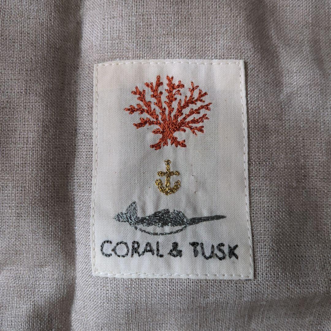 新品タグ付 CORAL&TUSK コーラルアンドタスク 命の木 クッションカバー