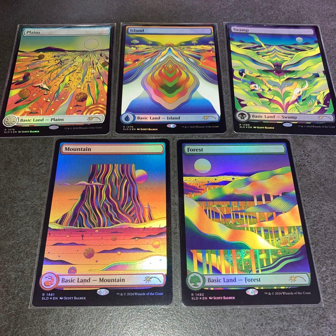 secret lair chaos vault 土地5種 foilセット MTG - メルカリ