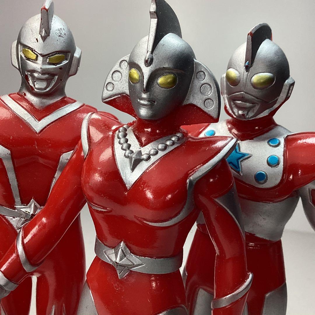 1989 JAPAN 硬質ソフビ ウルトラマンUSA ベス チャック スコット