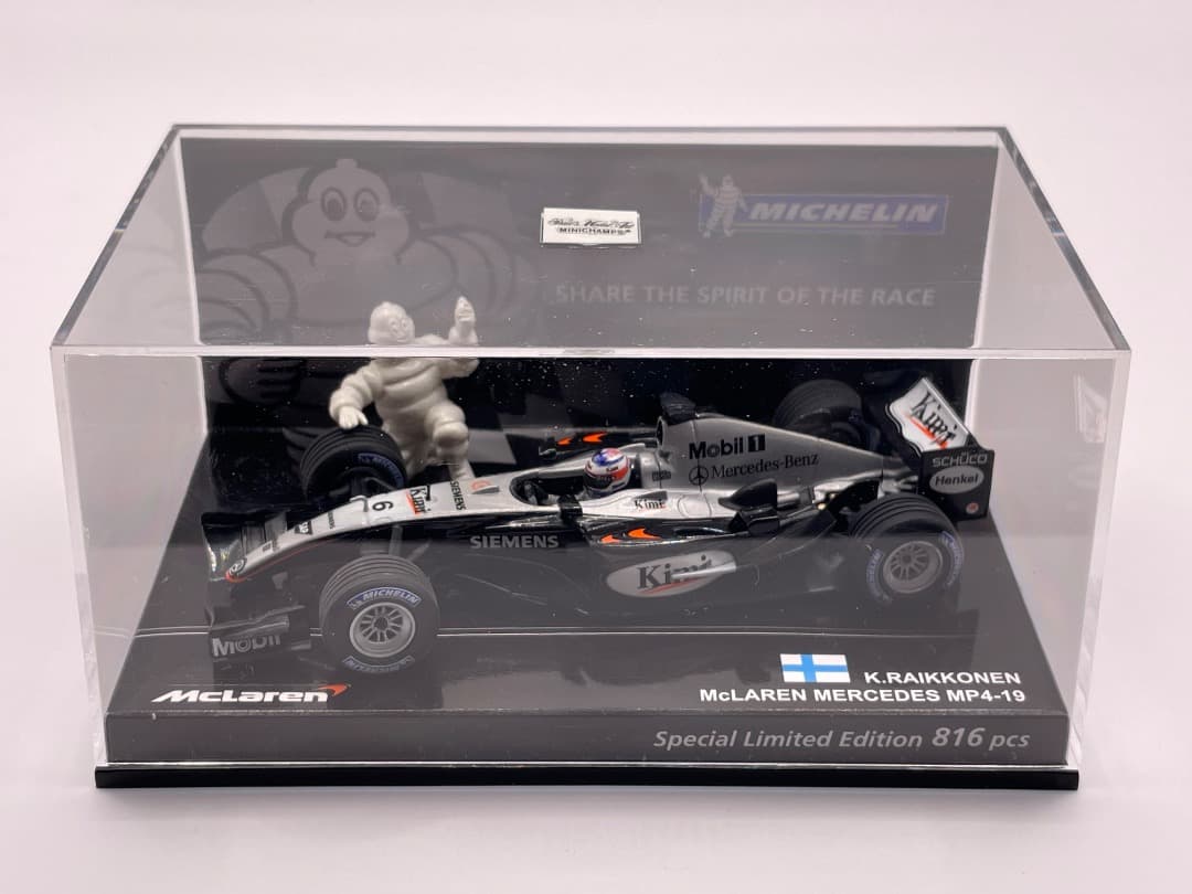 1/43 マクラーレン MP4/19 K.ライコネン ミシュラン仕様 1/43 マクラーレンMP4/19 K.ライコネン - メルカリ