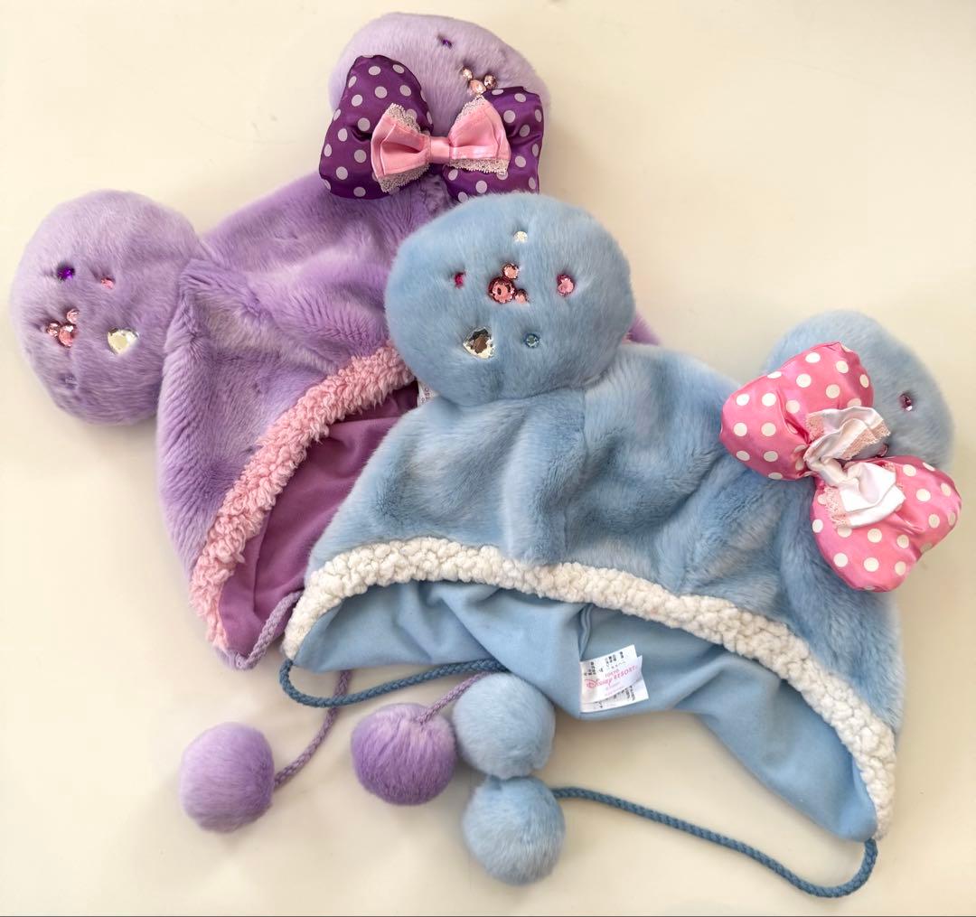 レア♡廃盤 ディズニー ミニー ファンキャップ 2個セット パープル 紫
