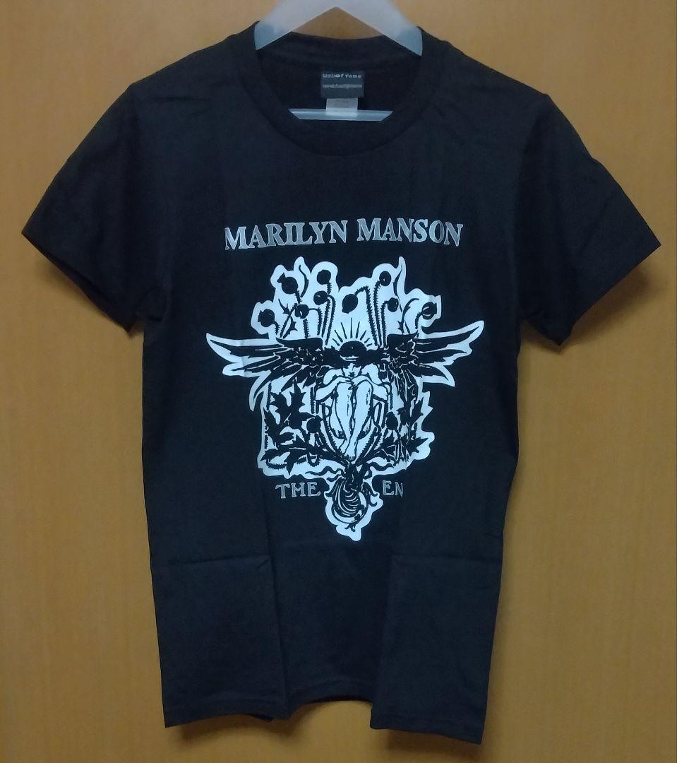 新品:マリリン・マンソン「ツアー・プリントTシャツ●M」THE END TOUR Marilyn Manson Tシャツ マリリン・マンソン The End Times Tour 2015