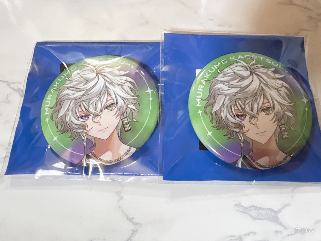 にじさんじ ハーフアニバーサリー 缶バッジ 叢雲カゲツ - メルカリ