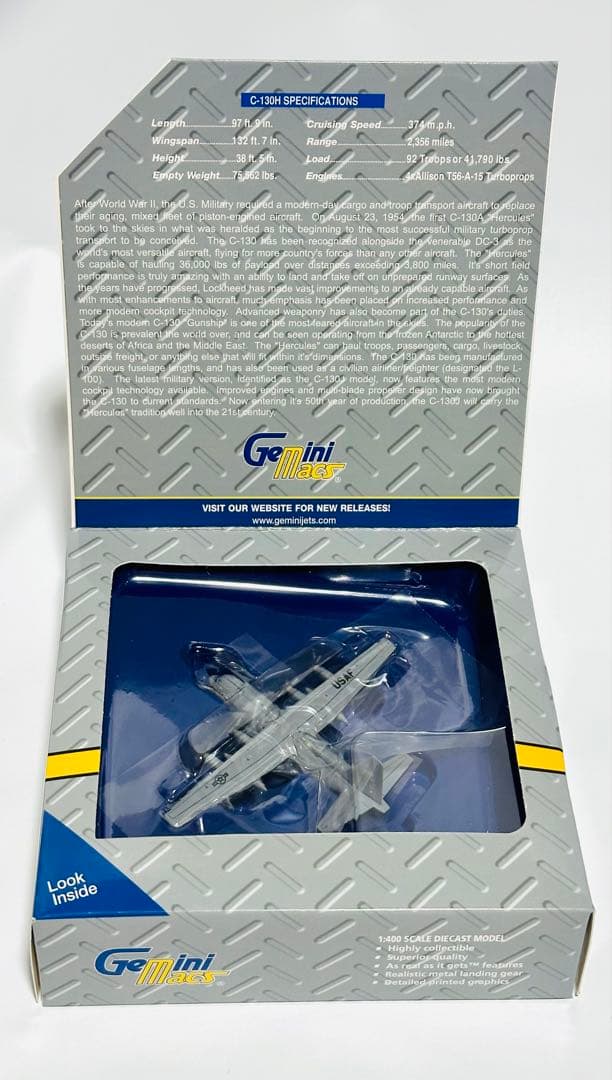 Gemini 1/400 Lockheed C-130H アメリカ空軍 限定版 - メルカリ