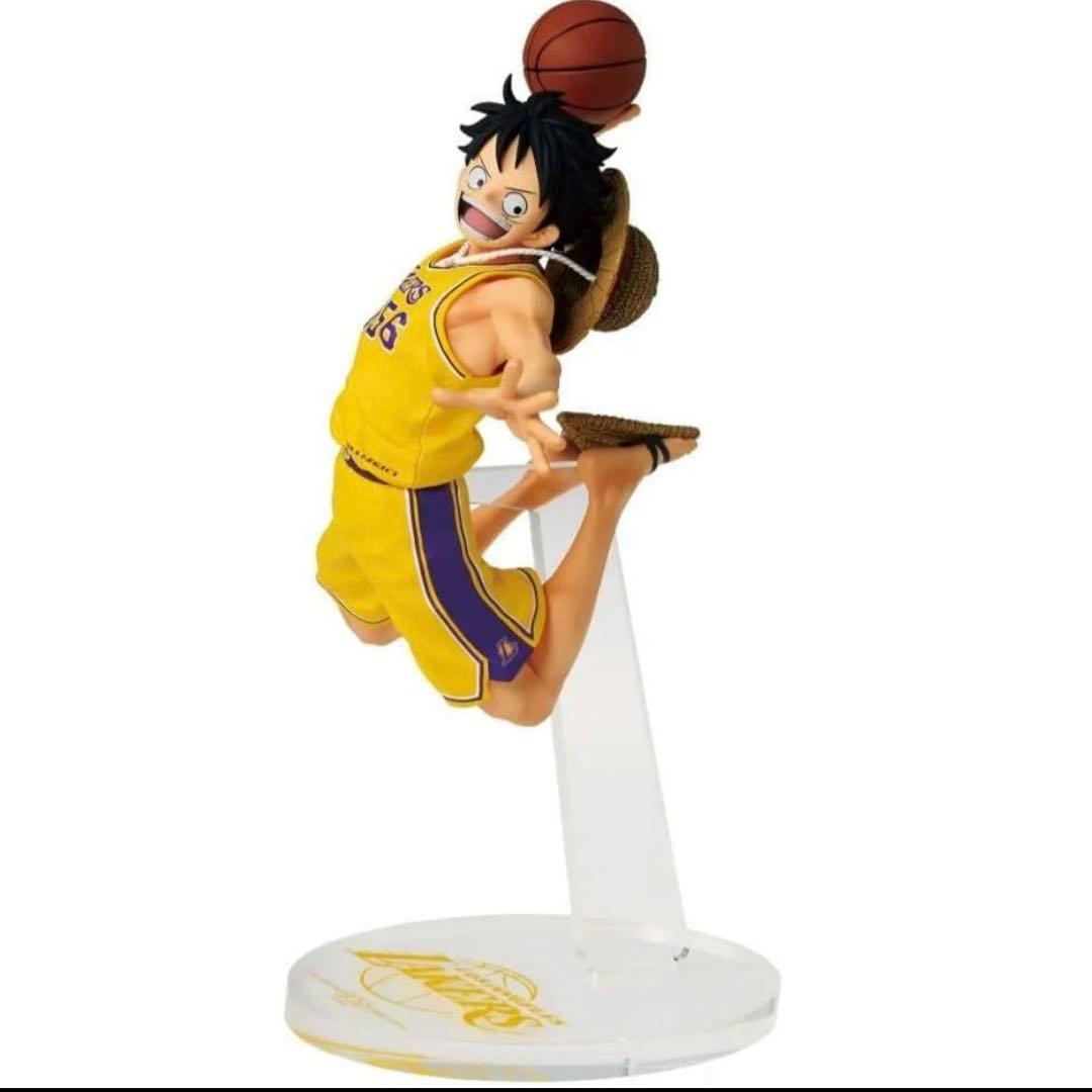 NBA LAKERS レイカーズ ルフィ フィギュア ワンピースベースショップ