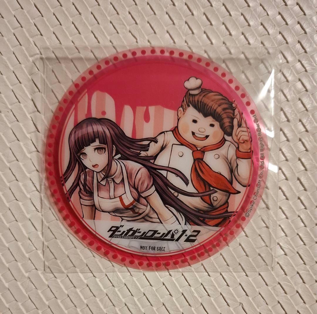 希少】ダンガンロンパ1・2 PVCクリアコースター 特典 罪木蜜柑 花村