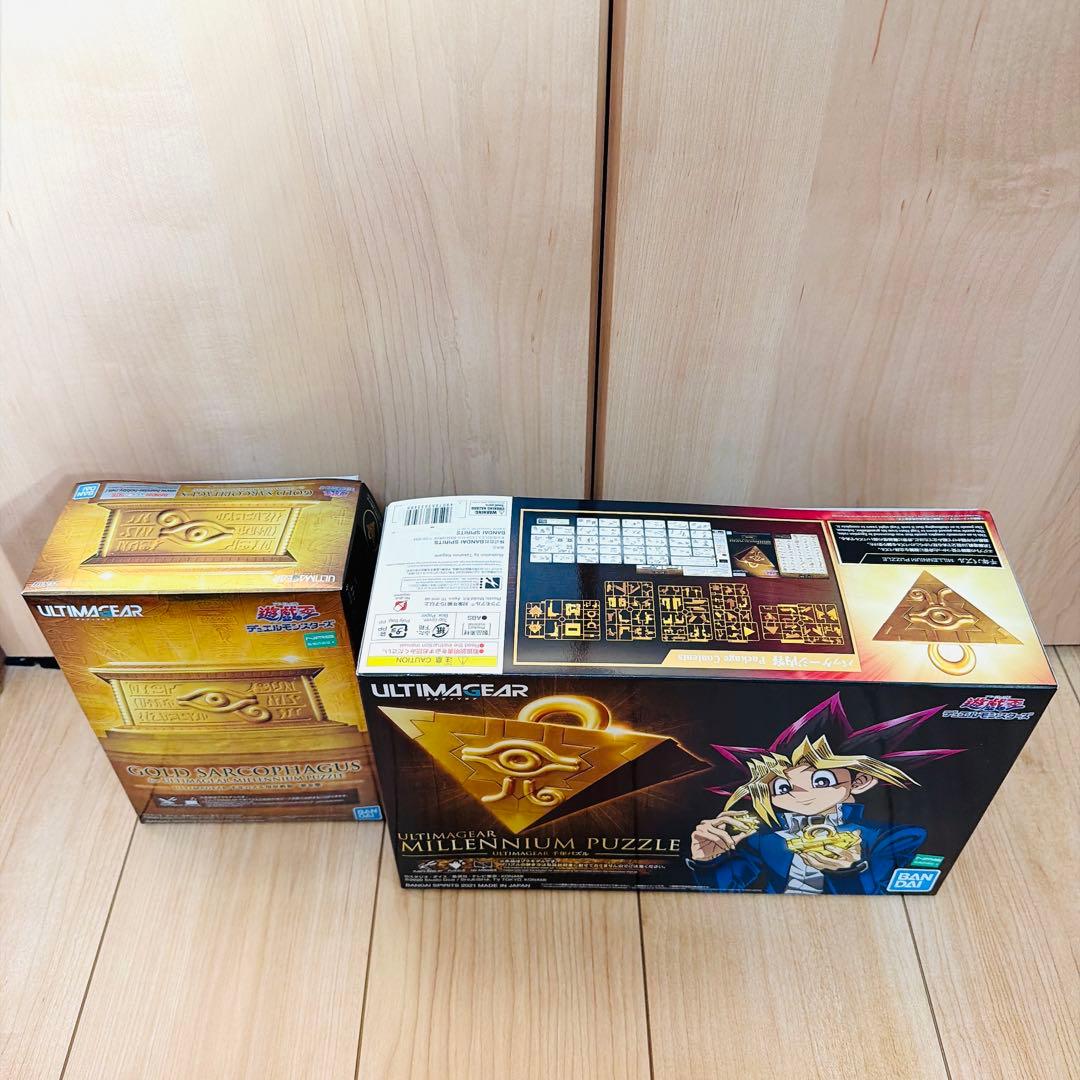 新品未開封】遊戯王 千年パズルと黄金櫃 セット プラモデル - メルカリ