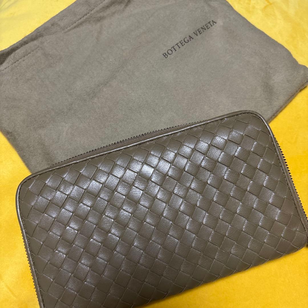 【美品】 BOTTEGA VENETA 長財布 ボッテガヴェネタ (ボッテガ・ヴェネタ) 長財布 財布 メンズ