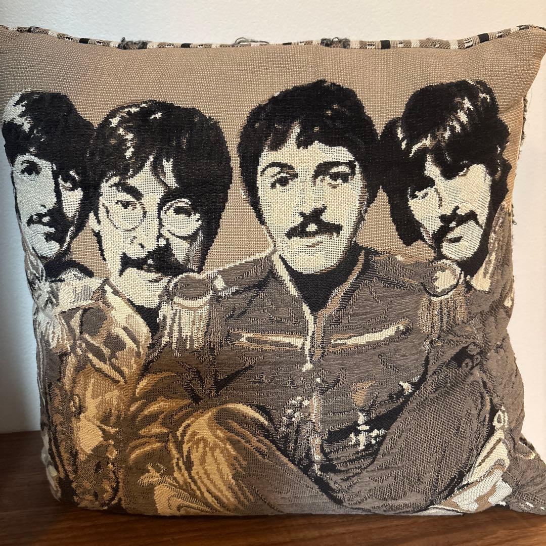 Beatles ビートルズ クッション ゴブラン織 ビートルズ×ANDREW MARTIN クッションカバー日本製／コンランショップ