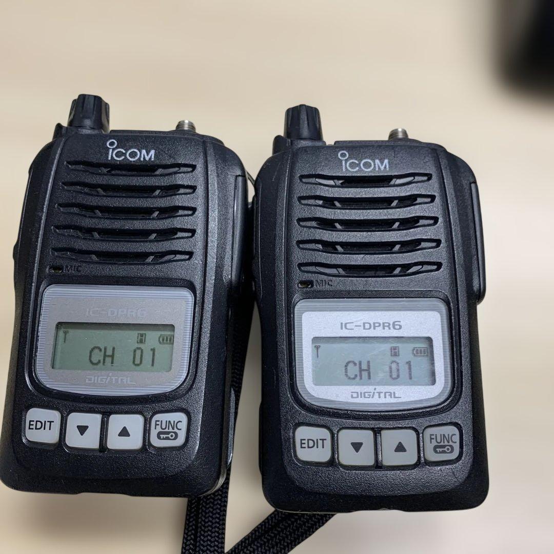 アイコム デジタル簡易無線 登録局 DPR6 5W 2台セット